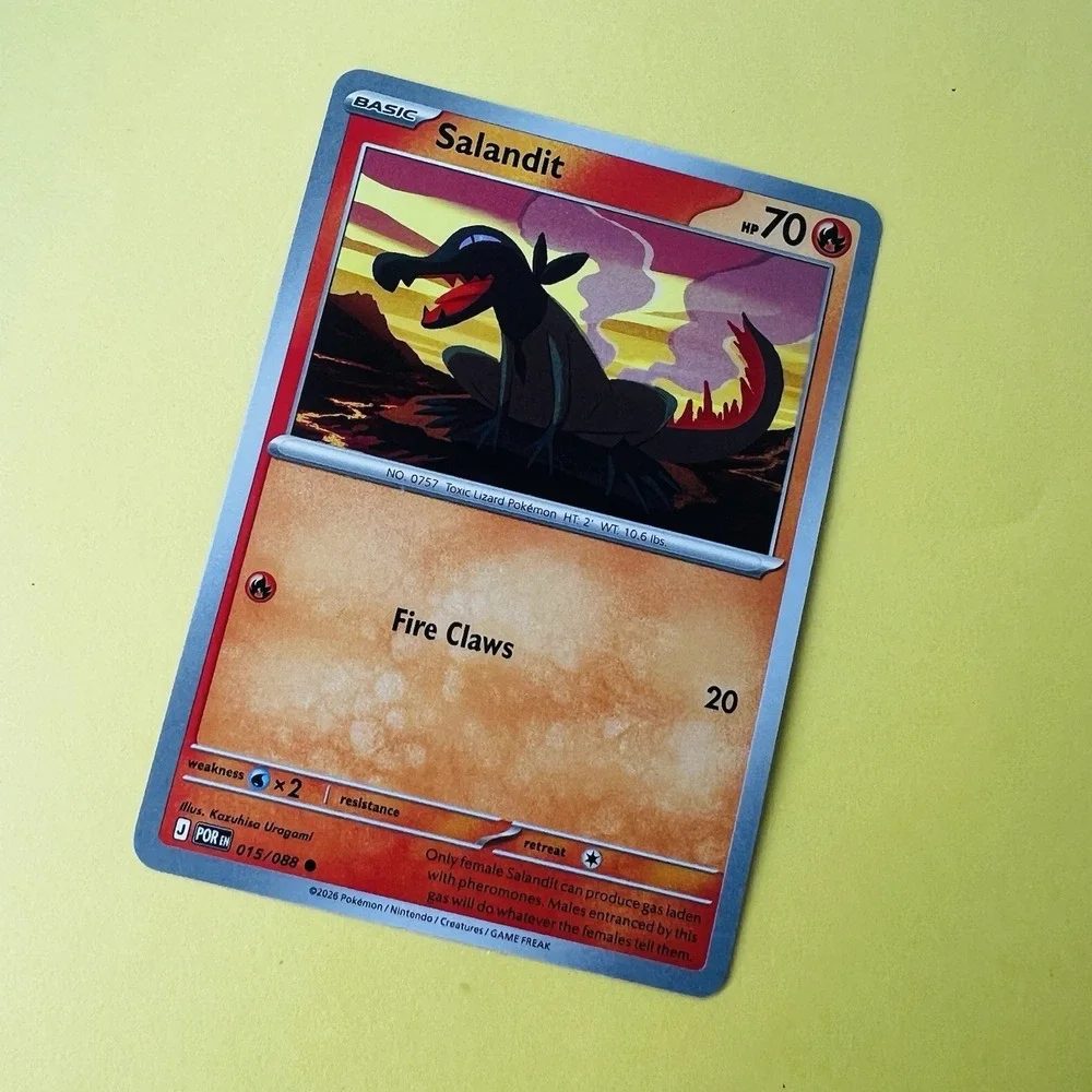 Salandit‎ Perfect Order 015/088 Common Pokemon Near Mint